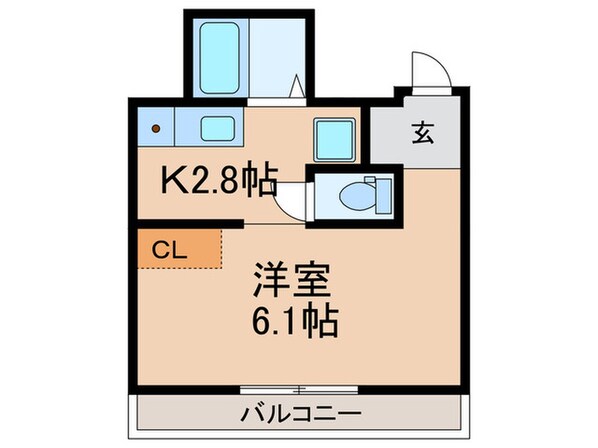 ビオス京都西陣アヤナスの物件間取画像